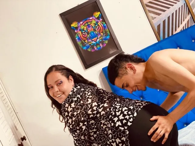 Camgirl CelesteAndSexMan en live webcam amateur